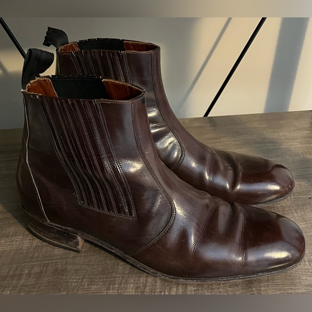 Dack’s Brown Leather Chelsea Boot Men’s Size 10